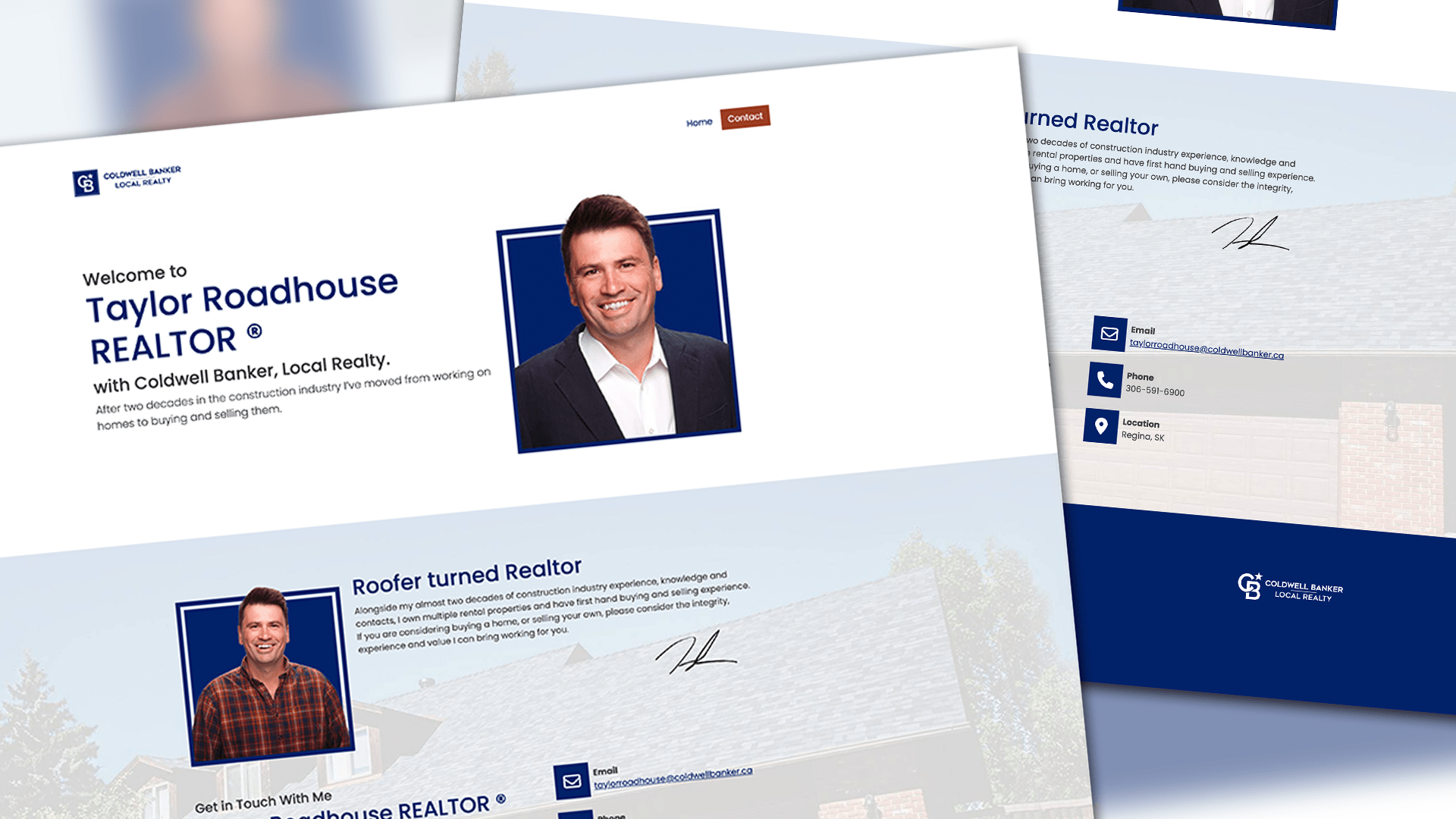 Roadhouse Roofing, Website, From Rooftops to Real Estate, Portfolio Image