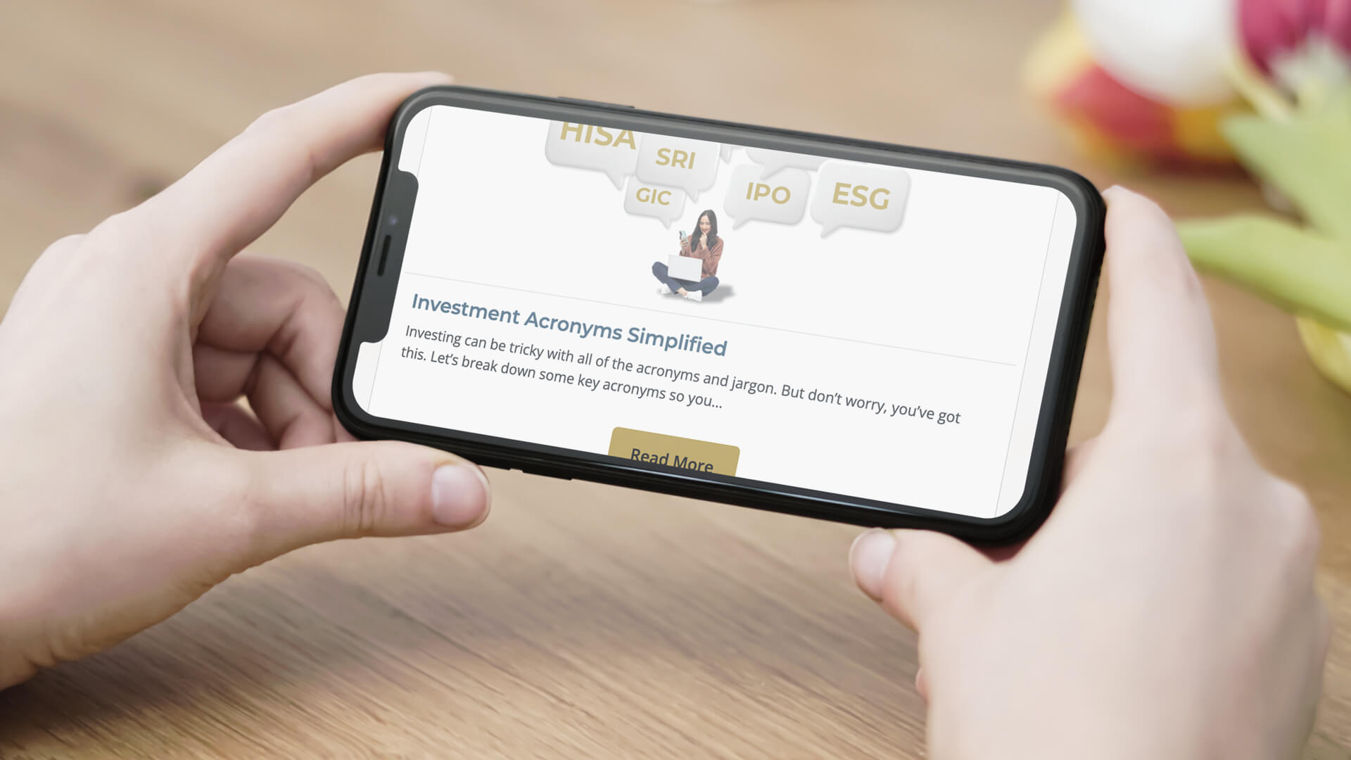 Innovation Wealth, Website, Banking on Flexibility, Portfolio Image, 